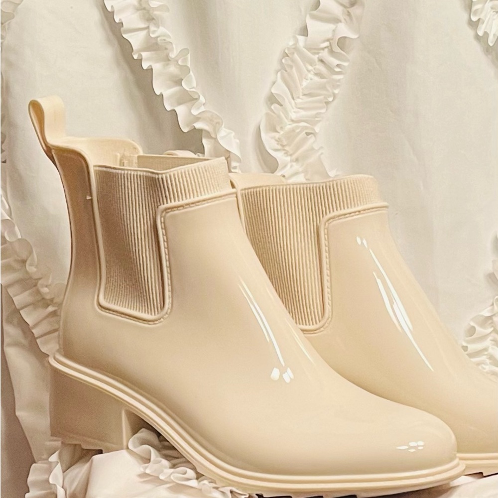 a new day Cream Heeled Boots